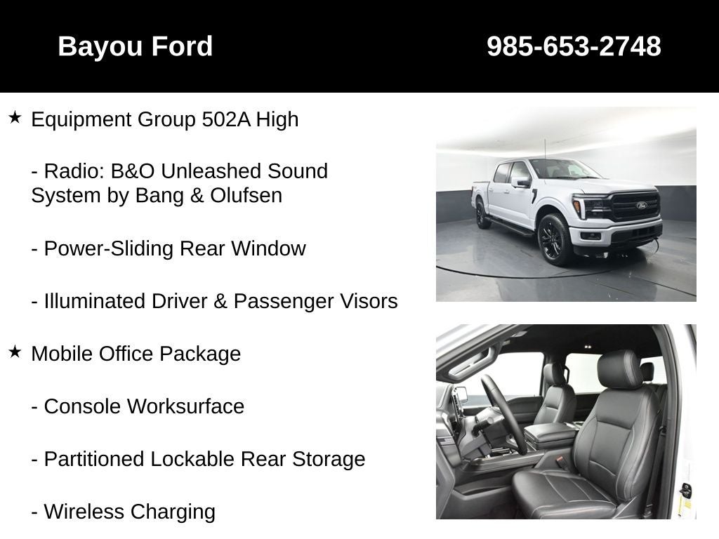 2025 Ford F-150 Lariat 502A