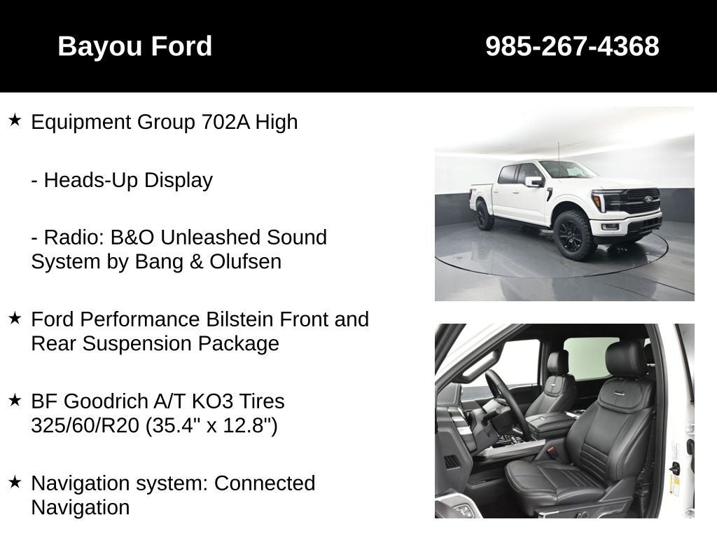 2025 Ford F-150 Platinum 702A