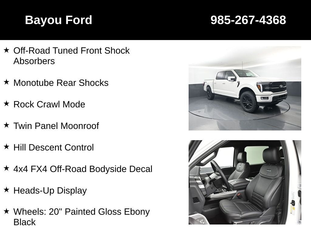 2025 Ford F-150 Platinum 702A