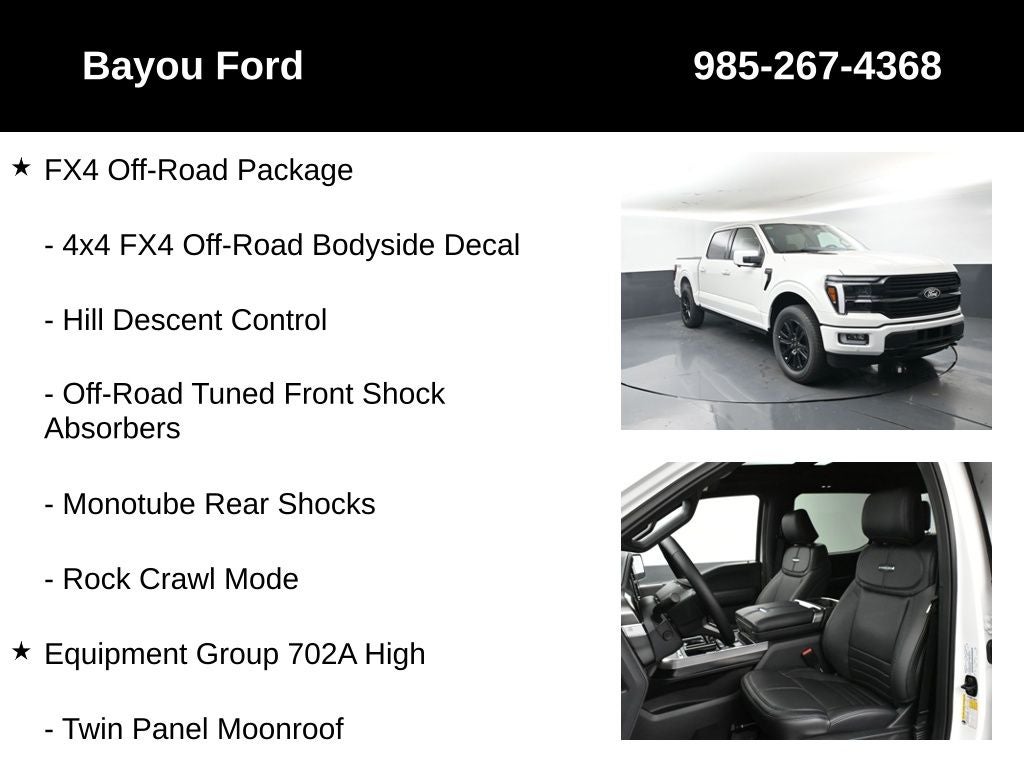 2025 Ford F-150 Platinum 702A