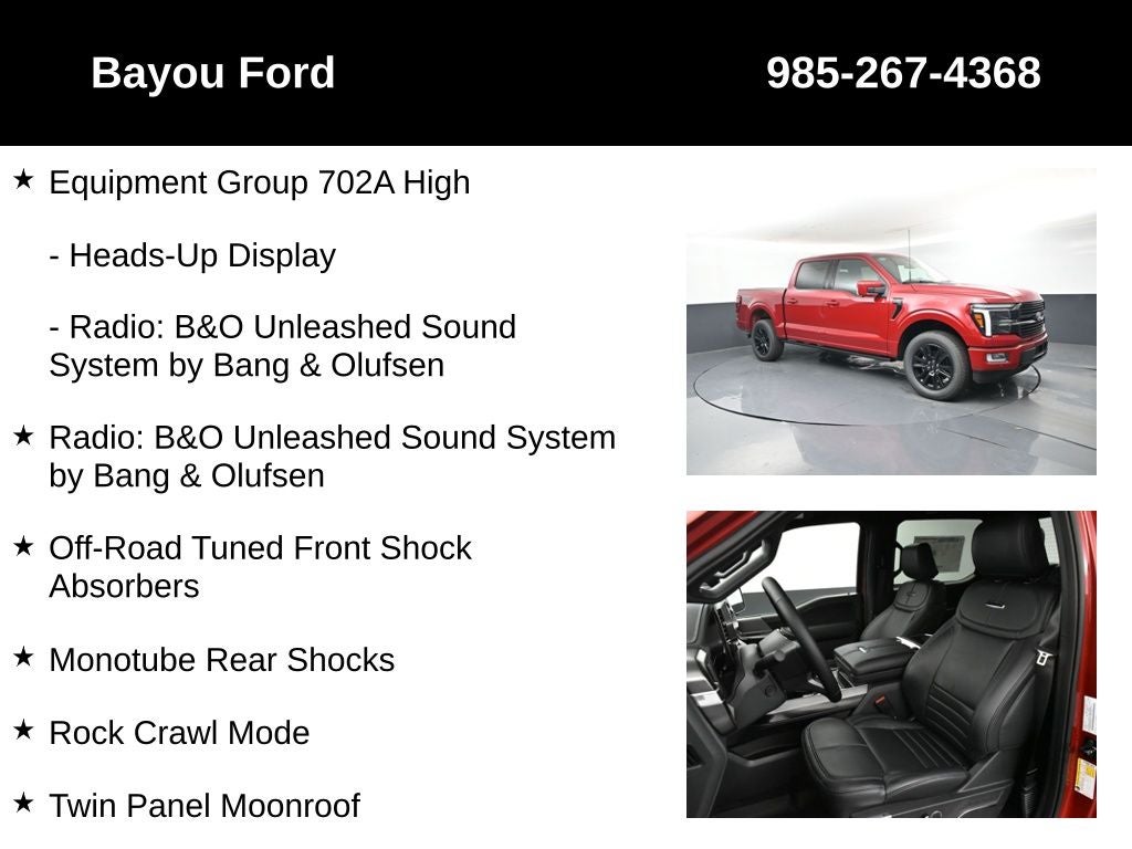 2025 Ford F-150 Platinum 702A