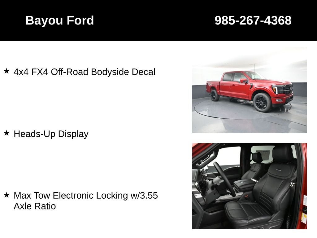 2025 Ford F-150 Platinum 702A