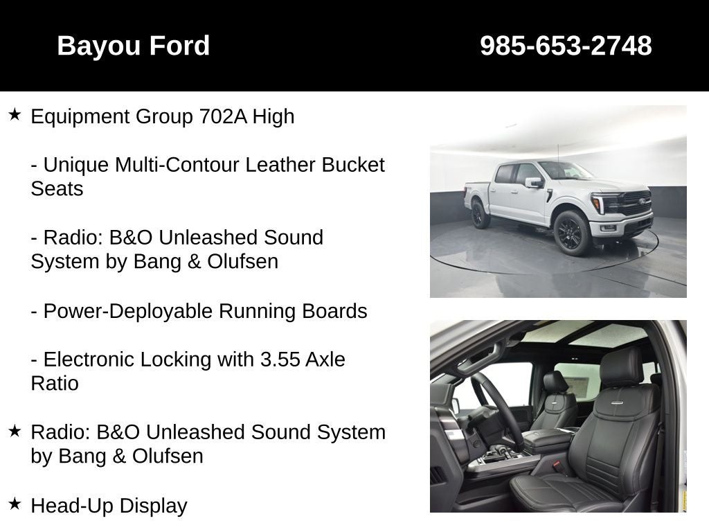 2026 Ford F-150 Platinum 702A