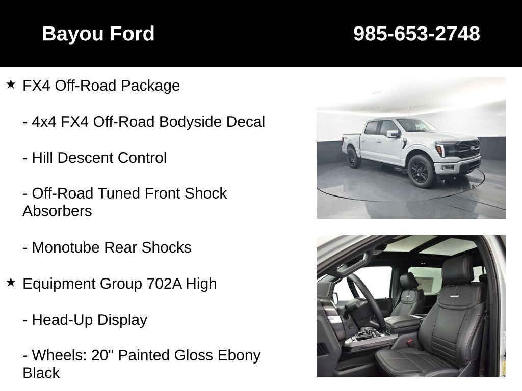 2026 Ford F-150 Platinum 702A