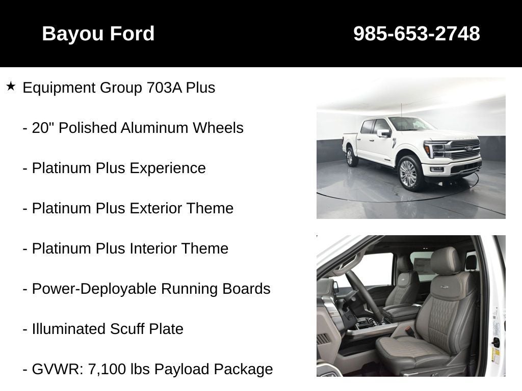 2026 Ford F-150 Platinum 703A