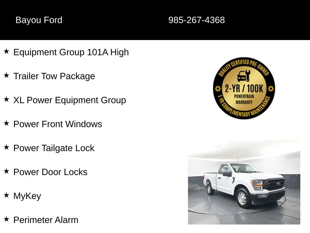 2021 Ford F-150 XL 101A
