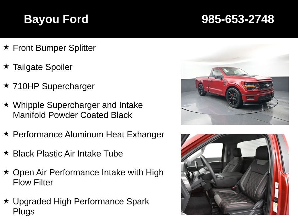 2025 Ford F-150 SCA Black Widow Supercharged