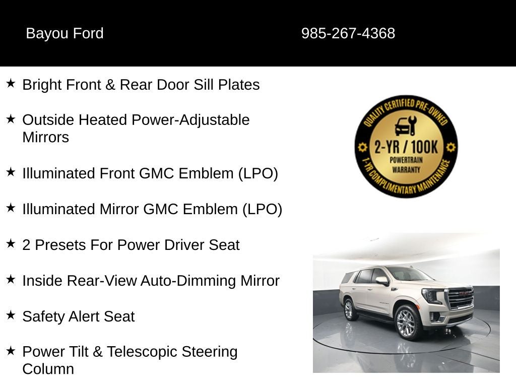2021 GMC Yukon SLT