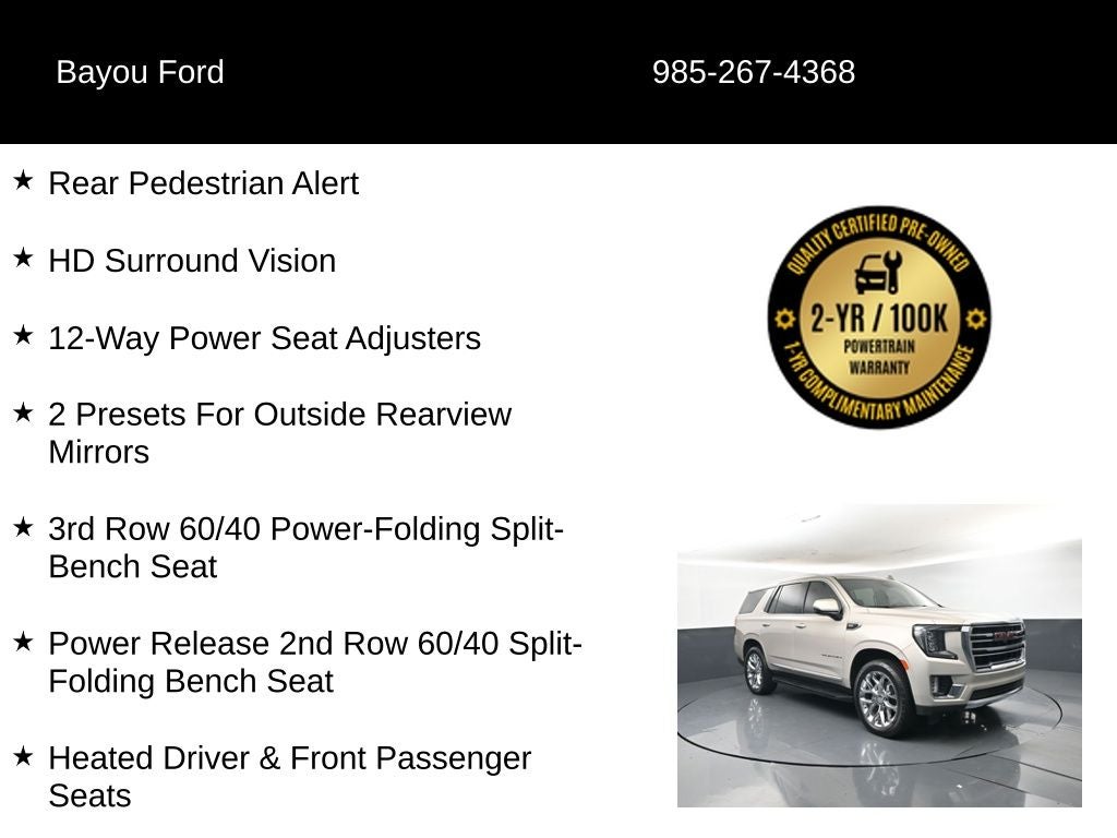 2021 GMC Yukon SLT