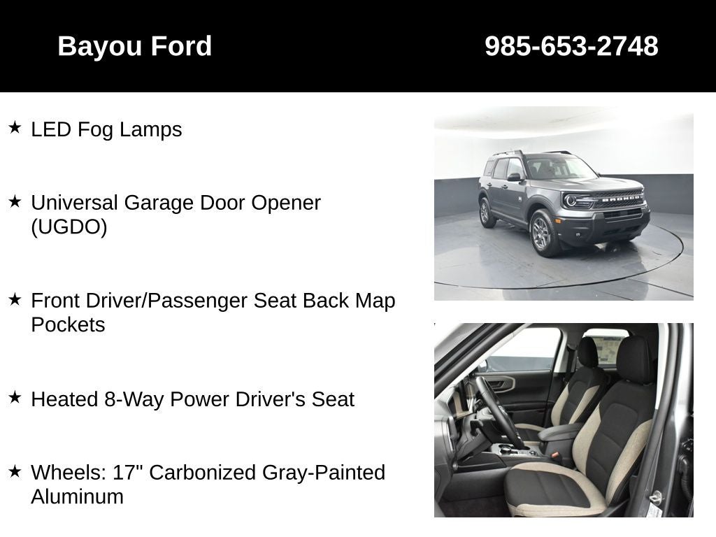 2025 Ford Bronco Sport Big Bend 200A