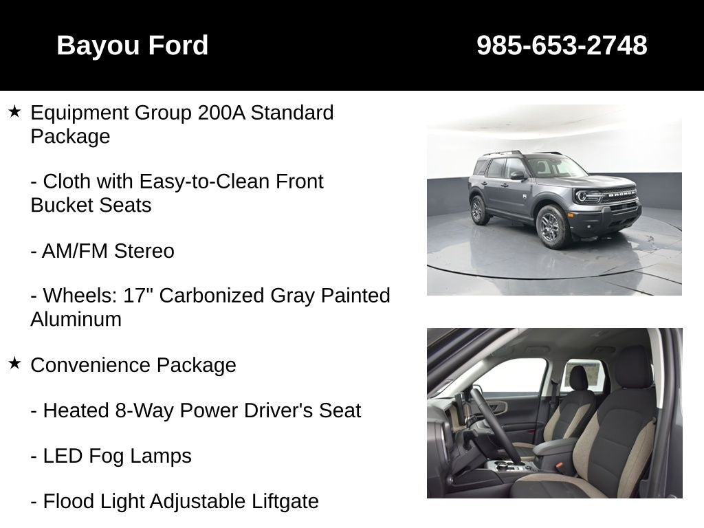 2026 Ford Bronco Sport Big Bend 200A