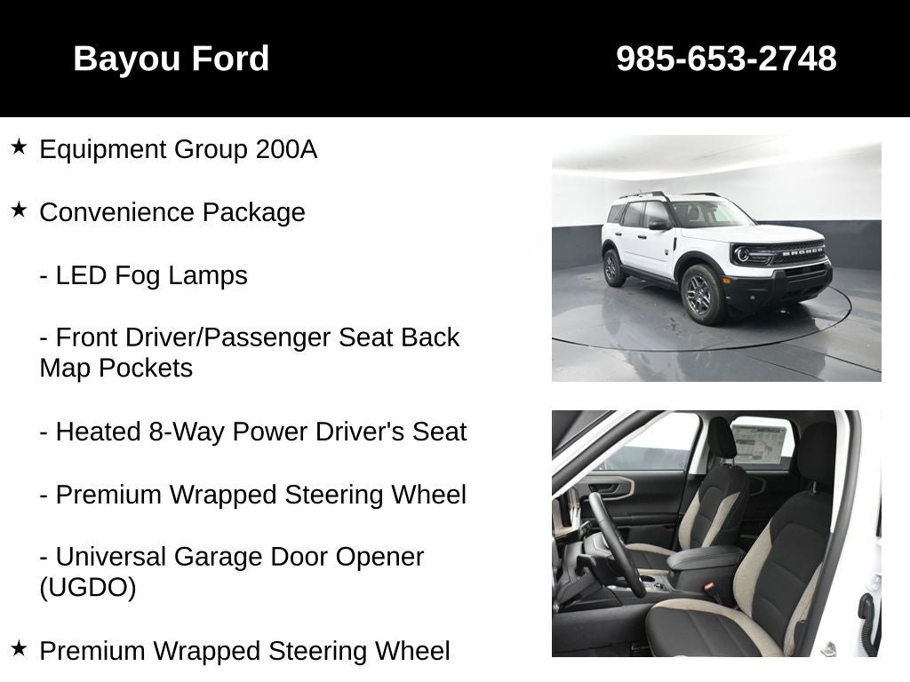 2025 Ford Bronco Sport Big Bend 200A