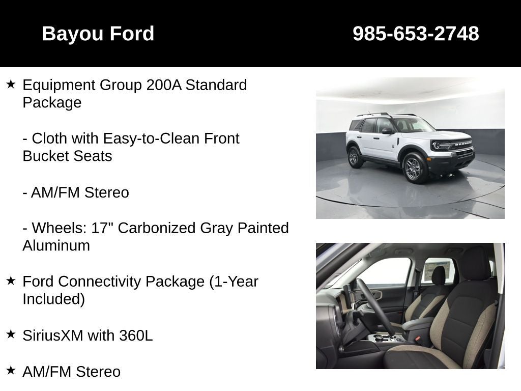 2026 Ford Bronco Sport Big Bend 200A