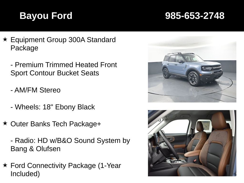 2026 Ford Bronco Sport Outer Banks