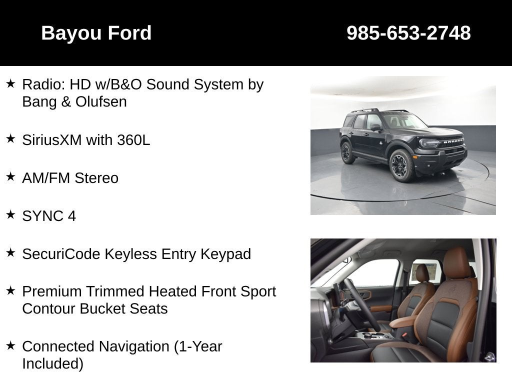 2026 Ford Bronco Sport Outer Banks 300A