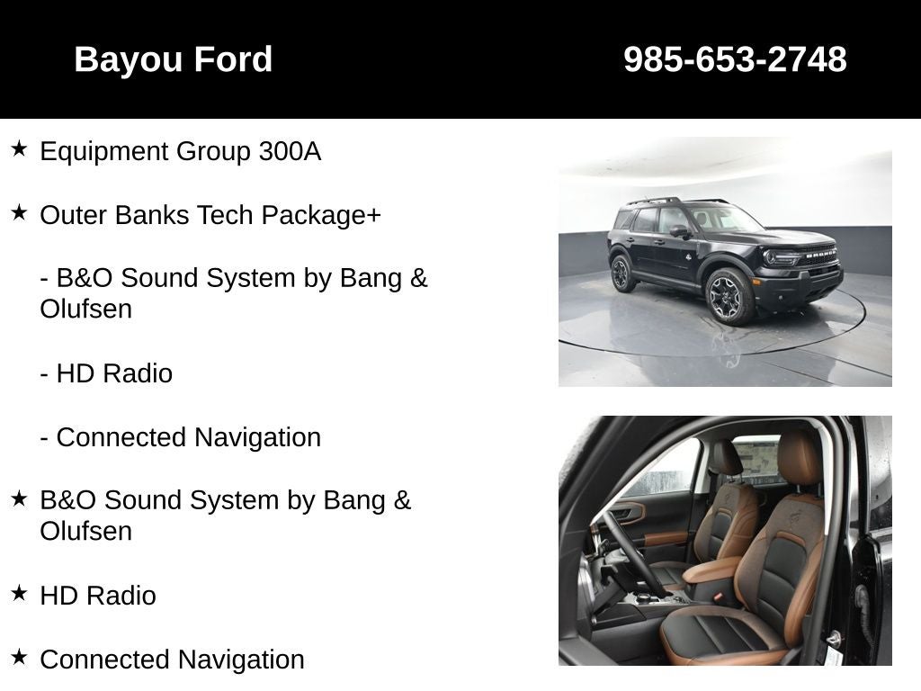 2025 Ford Bronco Sport Outer Banks 300A