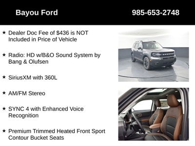 2026 Ford Bronco Sport Outer Banks 300A