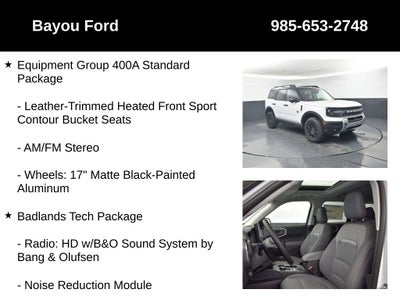 2026 Ford Bronco Sport Badlands 400A