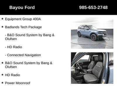 2025 Ford Bronco Sport Badlands 400A