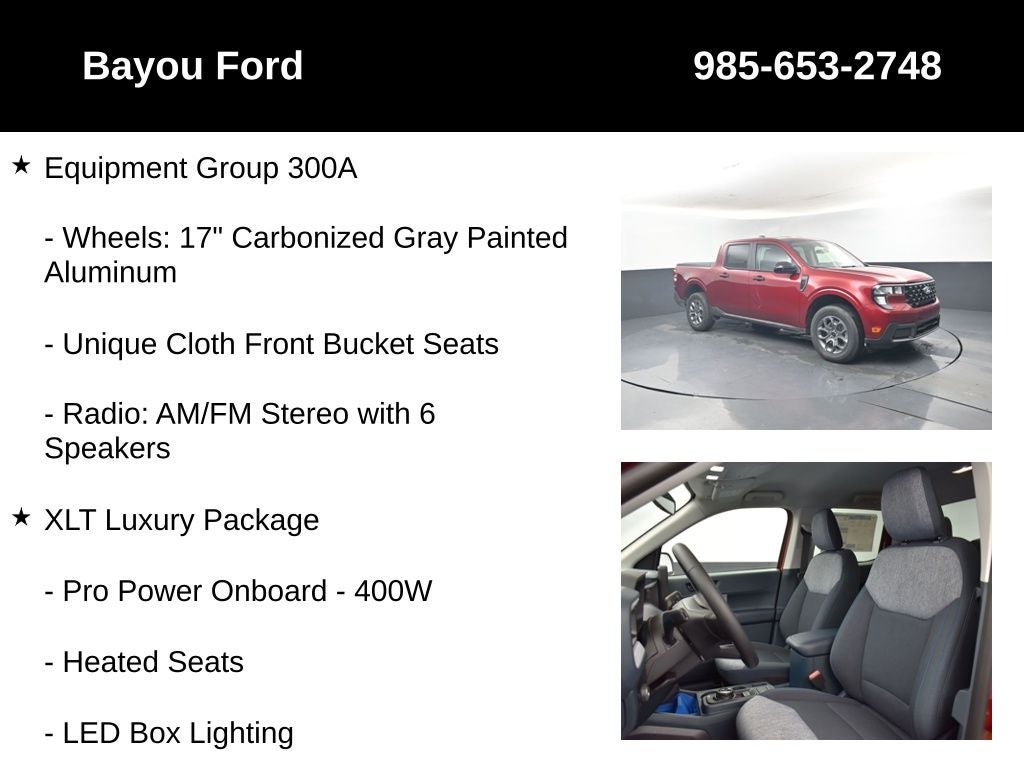 2026 Ford Maverick XLT 300A