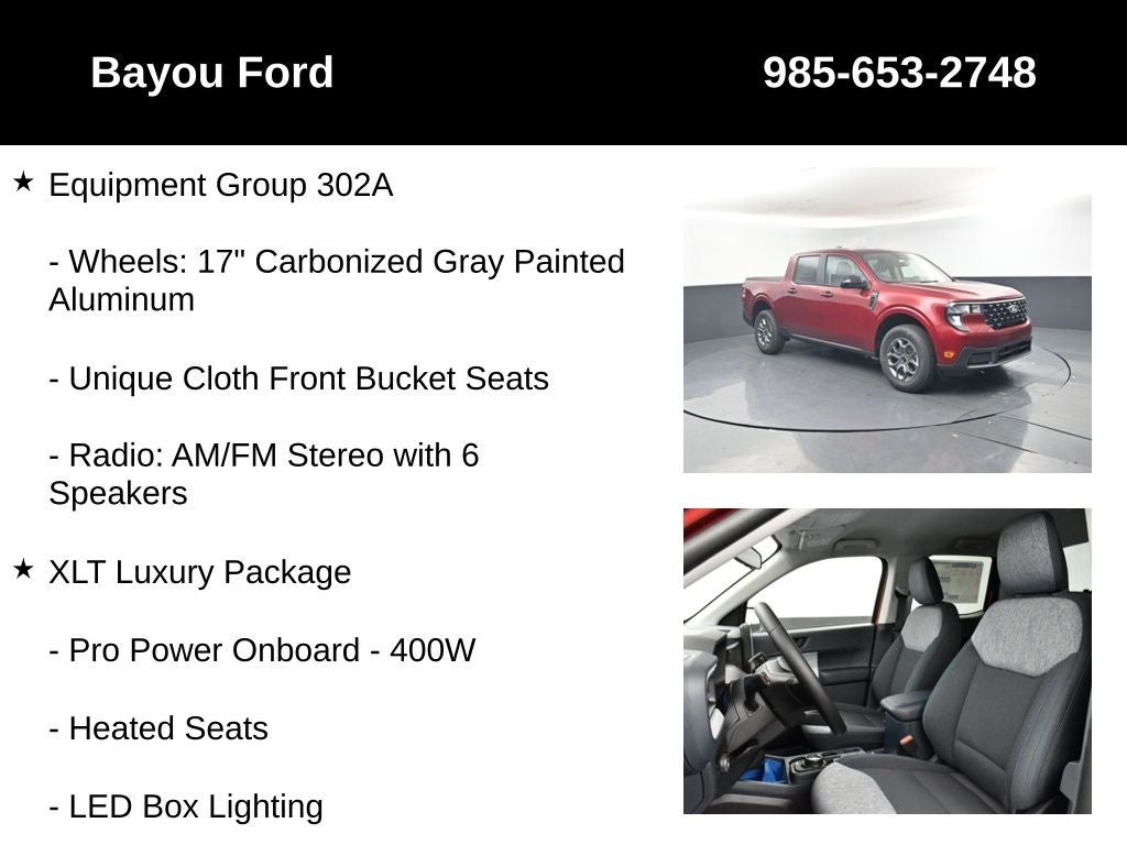 2026 Ford Maverick XLT 302A