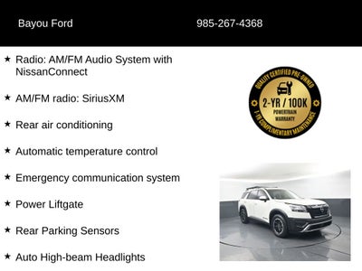 2025 Nissan Pathfinder Rock Creek