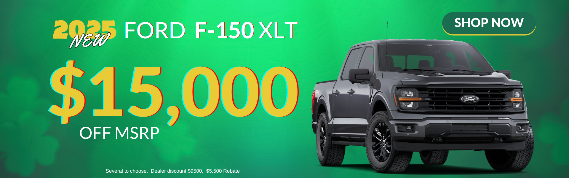 $15,000 OFF F-150 XLT
