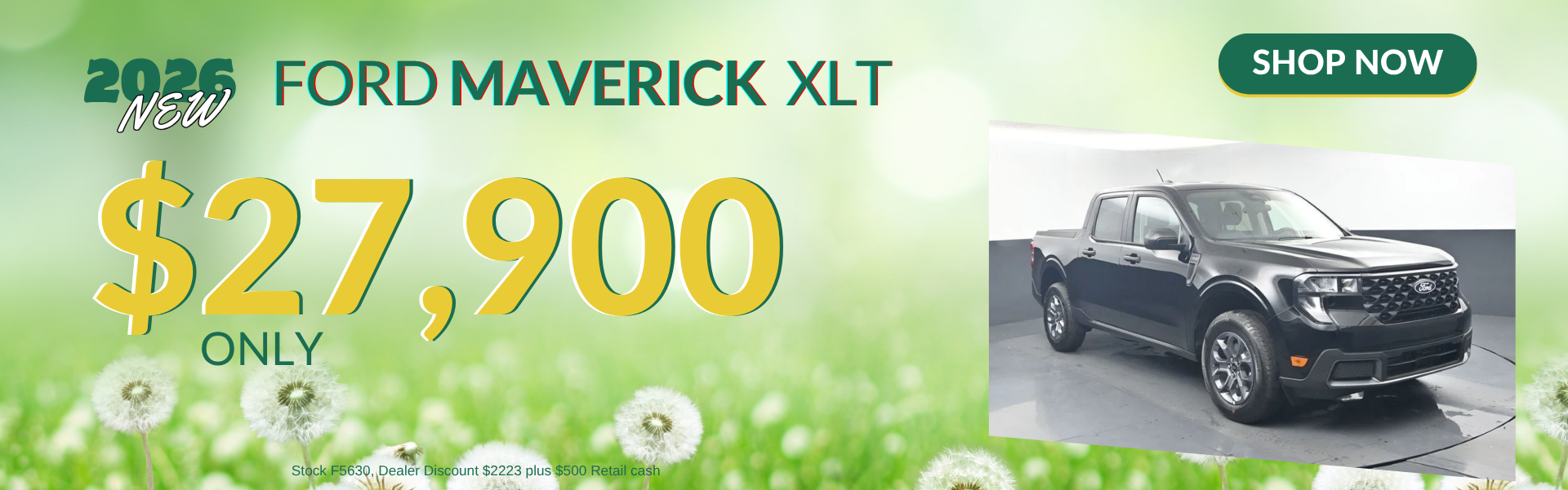 MAVERICK ONLY $27,900