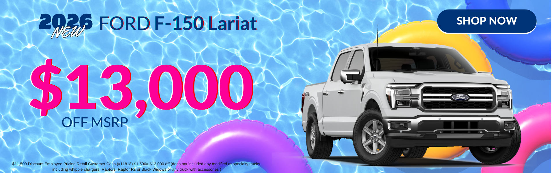 $13,000 OFF F-150 Lariat