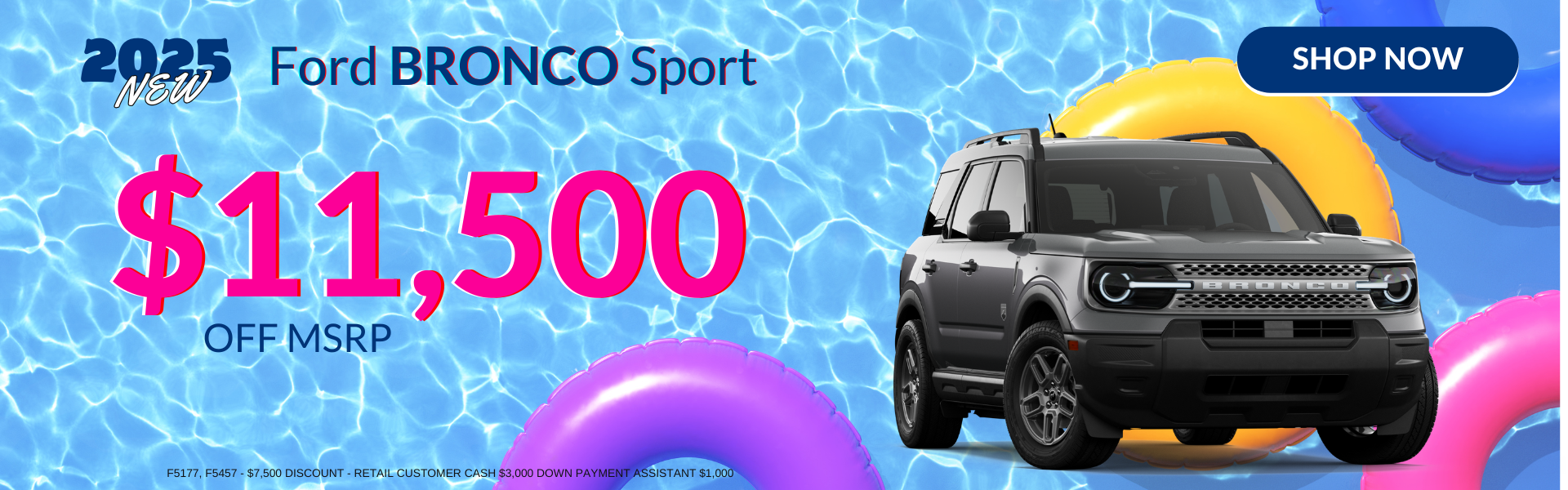 $11,500 off Bronco Sport