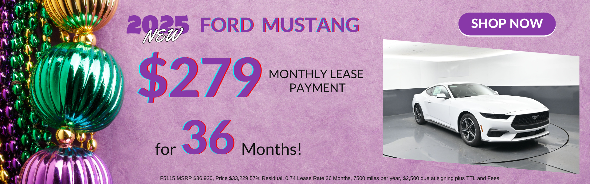 $279 PAYMENT MUSTANG