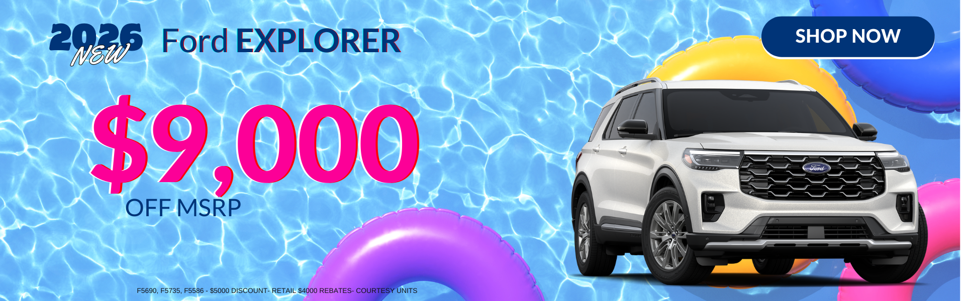 $9,000 OFF Explorer