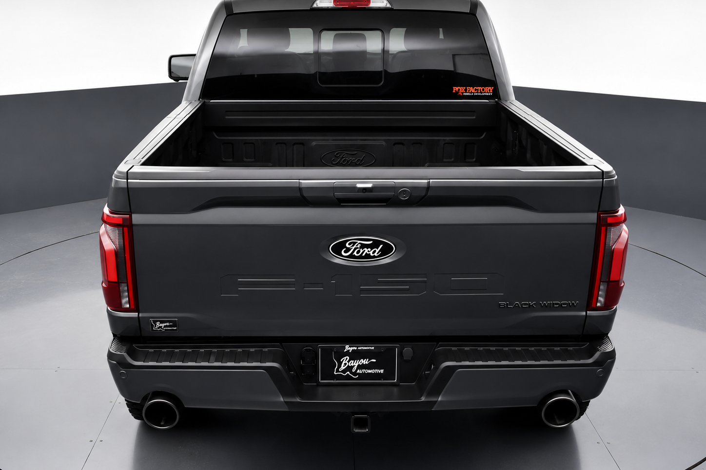 Gibson Black Elite dual exhaust for Ford F-150 Black Widow