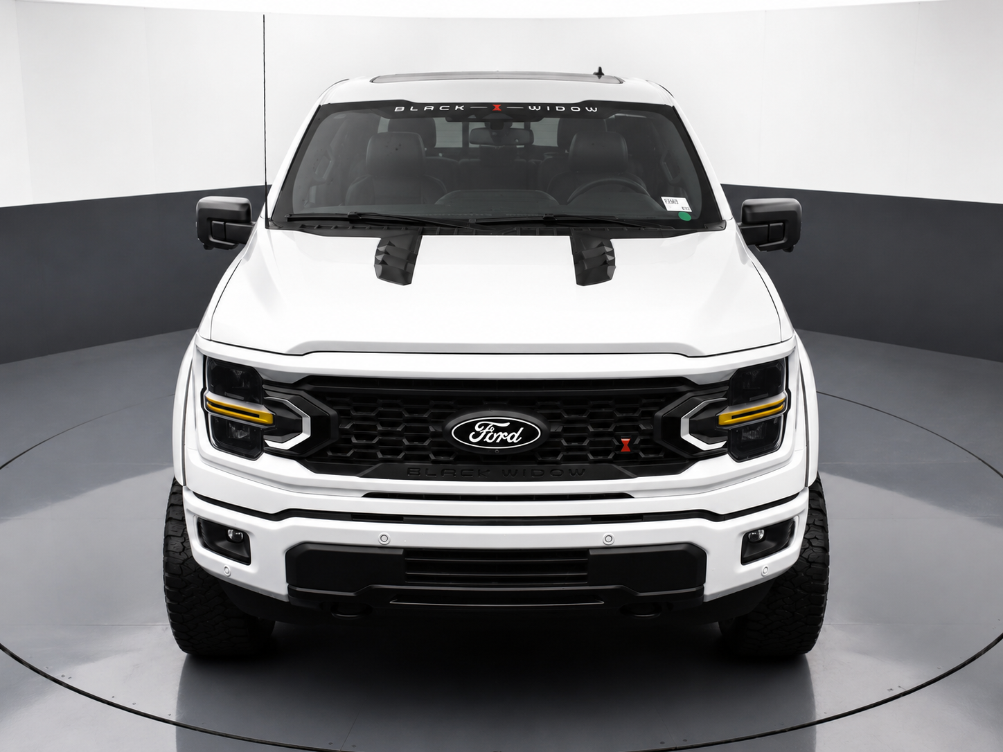 2026 Ford F-150 Black Widow functional hood vents