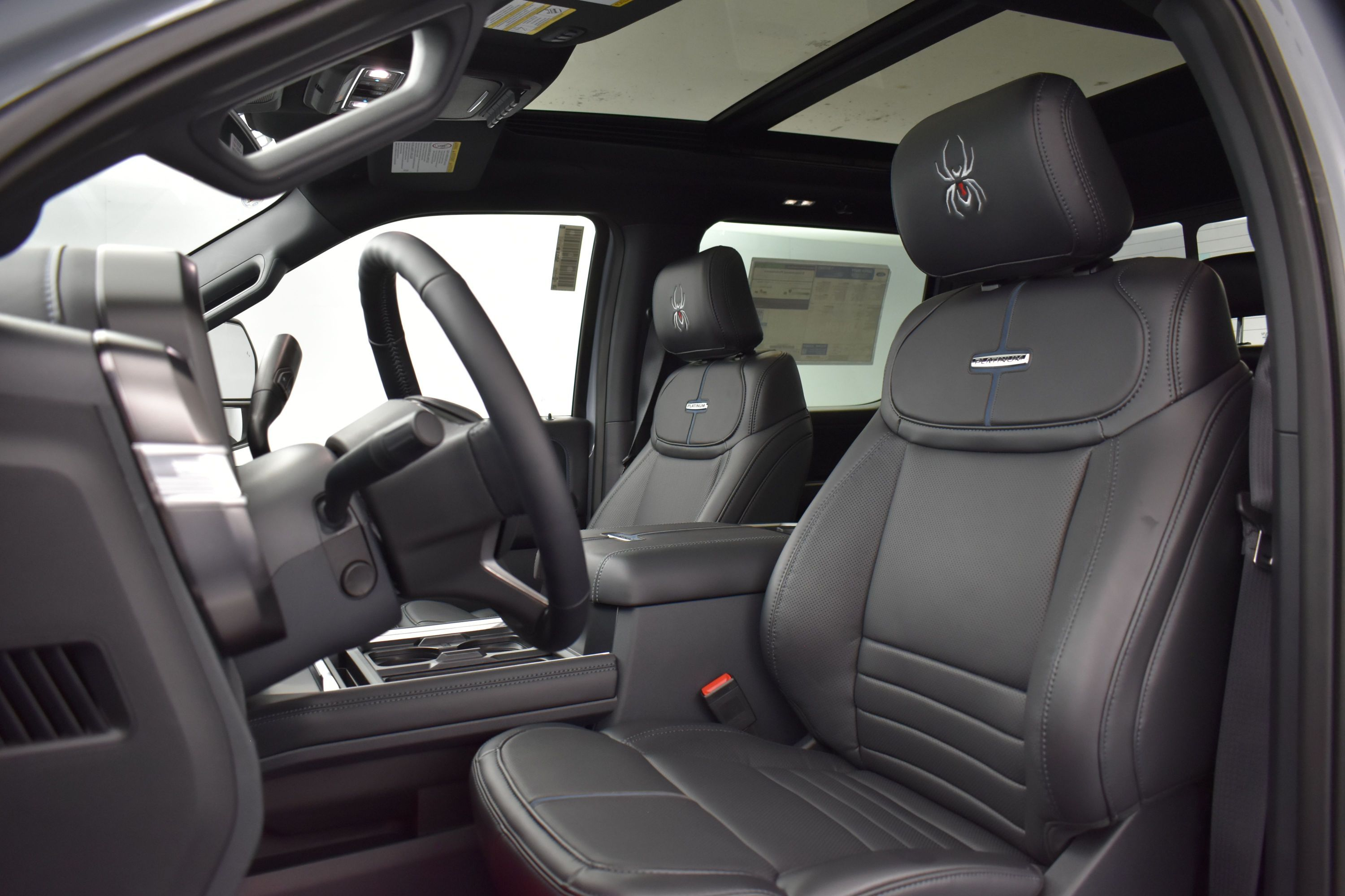 2026 Ford F-350 Black Widow interior