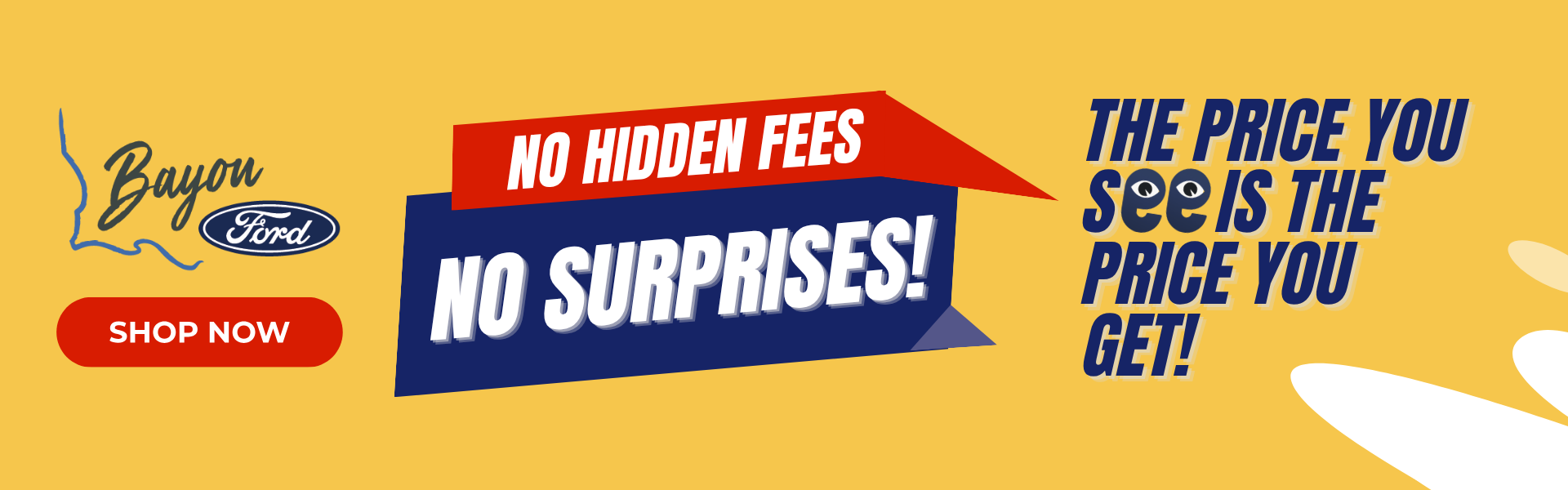 No hidden fees